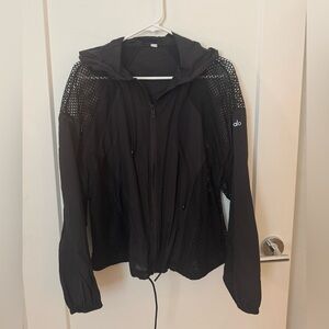 ALO Yoga Black Mesh Jacket
